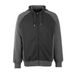 Mascot Wiesbaden capuchontrui met rits| 50566-963 | 0918-zwart/donkerantraciet