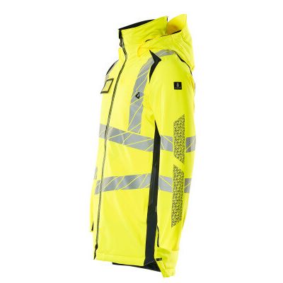 Foto van Mascot Accelerate Safe Parka | 19030-449 | 17010-hi-vis geel/donkermarine