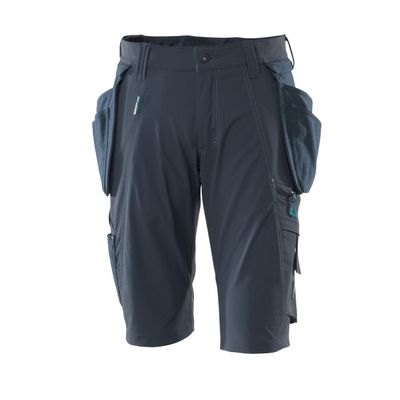 Shorts, afneembare spijkerzakken,stretch | 17149-311 | 010-donkermarine Shorts, afneembare spijkerzakken,stretch | 17149-311 | 010-donkermarine