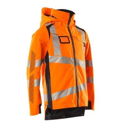 Foto van Mascot Accelerate Safe Shell jas | 19001-449 | 14010-hi-vis oranje/donkermarine