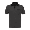 Afbeelding van Indushirt PS 200 Polo-shirt antraciet-zwart