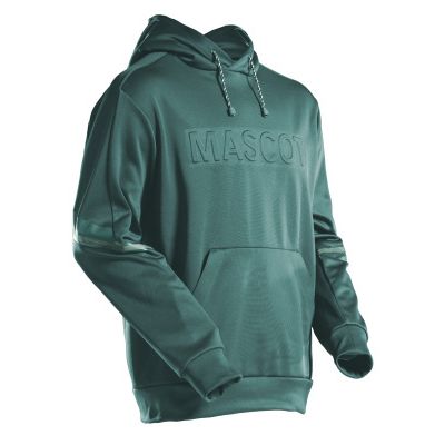 Mascot CUSTOMIZED Fleece capuchontrui | 22186-608 | 34-bosgroen