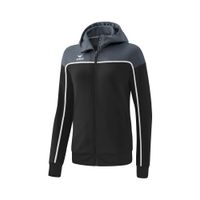 ERIMA CHANGE by erima trainingsjack met capuchon Dames | black grey/slate grey/wit | 1032313