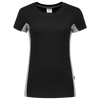 Afbeelding van T-shirt Bicolor Dames | zwart/grijs | 102003-09 | TRICORP WORKWEAR