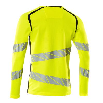 Foto van Mascot Accelerate Safe T-shirt, met lange mouwen | 19081-771 | 17010-hi-vis geel/donkermarine