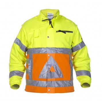 Foto van Hydrowear Florence fleecejack EN471 | 04026004F-1417 | oranje/geel