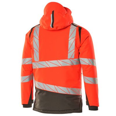 Foto van Mascot Accelerate Safe Winterjas | 19335-231 | 22218-hi-vis rood/donkerantraciet