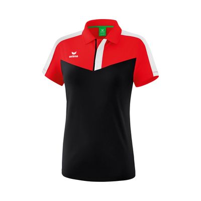 Squad polo Dames | rood/zwart/wit | 1112001