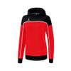Afbeelding van ERIMA CHANGE by erima sweatshirt met capuchon Dames | rood/zwart/wit | 1072310