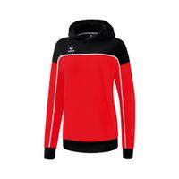 ERIMA CHANGE by erima sweatshirt met capuchon Dames | rood/zwart/wit | 1072310