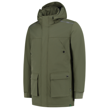Foto van Winter Softshell Parka Rewear | legergroen | 402713-13 | TRICORP WORKWEAR