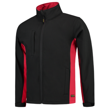 Foto van Softshell Bicolor | zwart/rood | 402002-0902 | TRICORP WORKWEAR