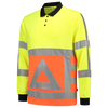 Afbeelding van Poloshirt Verkeersregelaar Lange Mouw | oranje/geel | 203002-1417 | TRICORP SAFETY