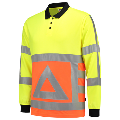 Foto van Poloshirt Verkeersregelaar Lange Mouw | oranje/geel | 203002-1417 | TRICORP SAFETY