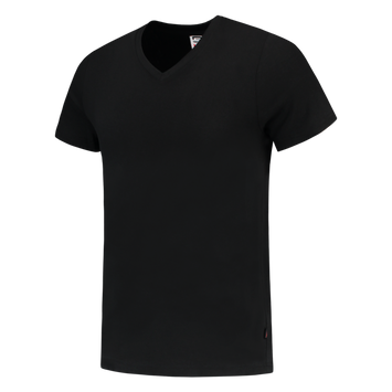 Foto van T-shirt V Hals Fitted | zwart | 101005-09 | TRICORP WORKWEAR