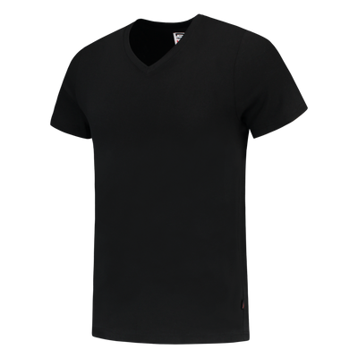T-shirt V Hals Fitted | zwart | 101005-09 | TRICORP WORKWEAR