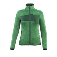 Mascot 18153-316 Fleecetrui dames met rits gras groen/groen