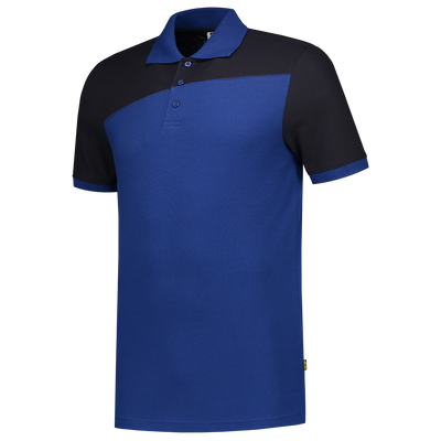 Foto van Poloshirt Bicolor Naden | korenblauw/marine | 202006-111 | TRICORP WORKWEAR