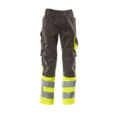 Foto van Mascot Leeds | 15679-860 | 01817-donkerantraciet/hi-vis geel