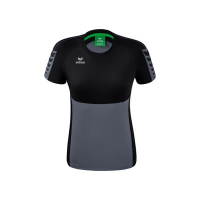 Foto van ERIMA Six Wings T-shirt Dames | slate grey/zwart | 1082218