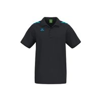 Erima CMPT 3 Wings poloshirt unisex, 2112556, zwart/curacao