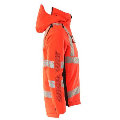 Foto van Mascot Accelerate Safe Winterjas | 19035-449 | 22210-hi-vis rood/donkermarine