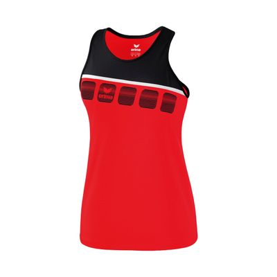 5-C tanktop Kinderen | rood/zwart/wit | 1081923