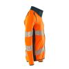 Afbeelding van Mascot Accelerate Safe Sweatshirt met rits | 19184-781 | 1444-hi-vis oranje/donkerpetrol