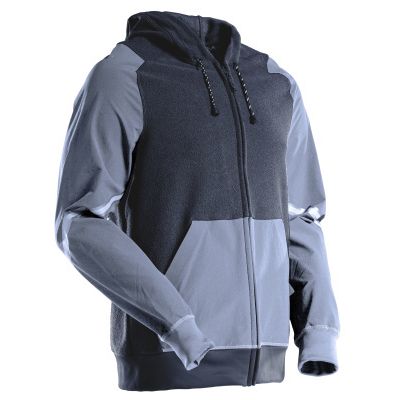 Mascot Customized Hooded sweater met rits | 22686-466 | 85010-steenblauw/donker marine