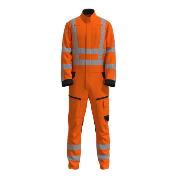 Bestex Overall stretch rws, ovsrws100, fluororanje Foto van Bestex Overall stretch rws, ovsrws100, fluororanje