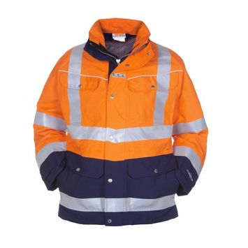 Foto van Hydrowear Frankfurt parka EN471 | 04021598-141 | oranje/marine