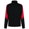 Afbeelding van Sweatvest Bicolor Redefined Dames | zwart/helderrood | 306122-09202 | TRICORP WORKWEAR