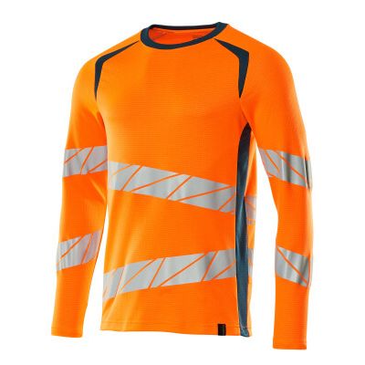 Foto van Mascot Accelerate Safe T-shirt, met lange mouwen | 19081-771 | 1444-hi-vis oranje/donkerpetrol