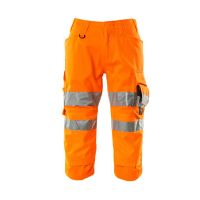 Driekwart broek met kniezakken, klasse 2 | 17549-860 | 014-hi-vis oranje