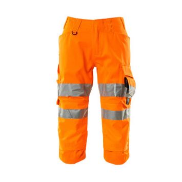 Foto van Driekwart broek met kniezakken, klasse 2 | 17549-860 | 014-hi-vis oranje