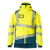 Afbeelding van Mascot Accelerate Safe Winterjas | 19335-231 | 1744-hi-vis geel/donkerpetrol