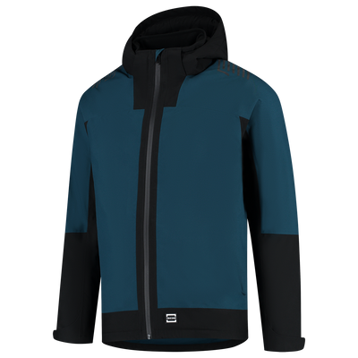 Foto van Winter Techshell Redefined | petrol/zwart | 406112-9309 | TRICORP WORKWEAR
