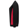 Afbeelding van Polosweater Bicolor Dames | zwart/rood | 302002-0902 | TRICORP WORKWEAR