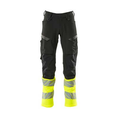 Mascot Accelerate Safe Broek met kniezakken | 19879-711 | 0917-zwart/hi-vis geel Mascot Accelerate Safe Broek met kniezakken | 19879-711 | 0917-zwart/hi-vis geel