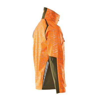 Foto van Mascot Accelerate Safe Softshell jas | 19202-291 | 1433-hi-vis oranje/mosgroen