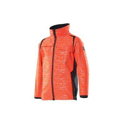 Foto van Softshell jas voor kinderen | 19902-291 | 22210-Hivis rood/donkermarine