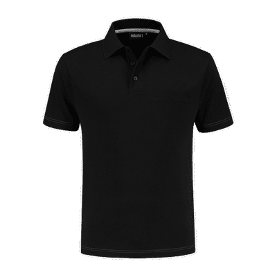 Indushirt PS 200 Polo-shirt zwart