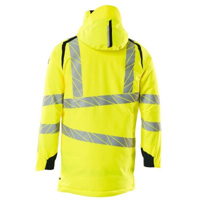 Foto van Mascot Accelerate Safe Parka | 19030-449 | 17010-hi-vis geel/donkermarine