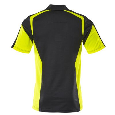 Foto van Mascot Accelerate Safe Poloshirt | 22083-771 | 0917-zwart/hi-vis geel