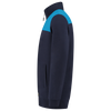 Afbeelding van Sweatvest Bicolor Naden | donkermarine/turkoois | 302014-01087 | TRICORP WORKWEAR