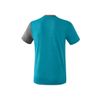 Afbeelding van 5-C T-shirt Kinderen | oriental blue melange/grey melange/wit | 1081906