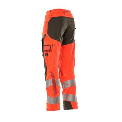 Foto van Mascot Accelerate Safe Broek met kniezakken | 19079-511 | 22218-hi-vis rood/donkerantraciet