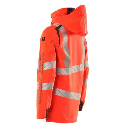 Foto van Mascot Accelerate Safe Shell jas | 19001-449 | 22218-hi-vis rood/donkerantraciet