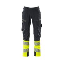 Mascot Accelerate Safe Broek met dijbeenzakken | 19379-510 | 01017-donkermarine/hi-vis geel