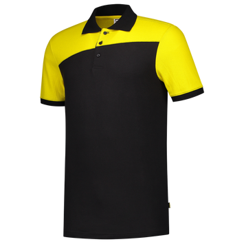 Foto van Poloshirt Bicolor Naden | zwart/geel | 202006-0907 | TRICORP WORKWEAR